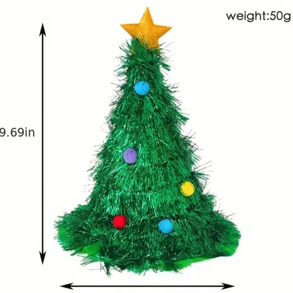 Christmas Tree hat ( or desktop tree) - Picture 2 of 8